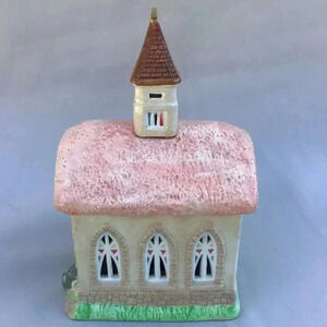 Vintage Hopalong Hollow Pink Rootop House